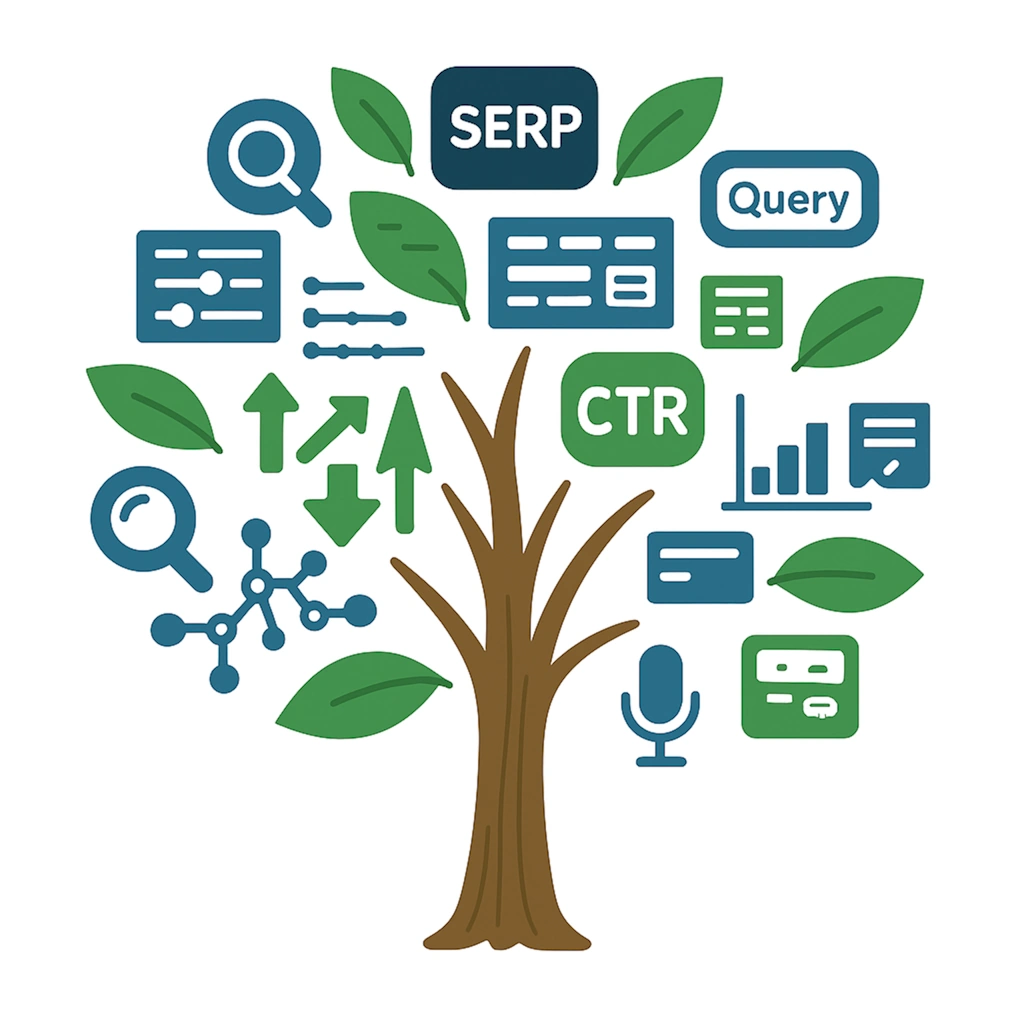 Search tree — SERP and CTR leaves
